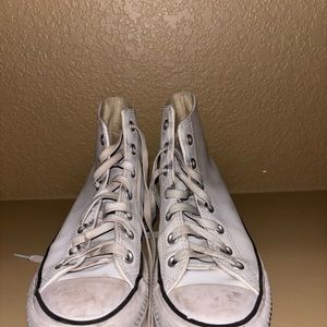 Platform white converse